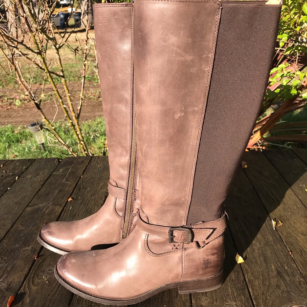 Frye Melissa Gore Inside Zip Boots